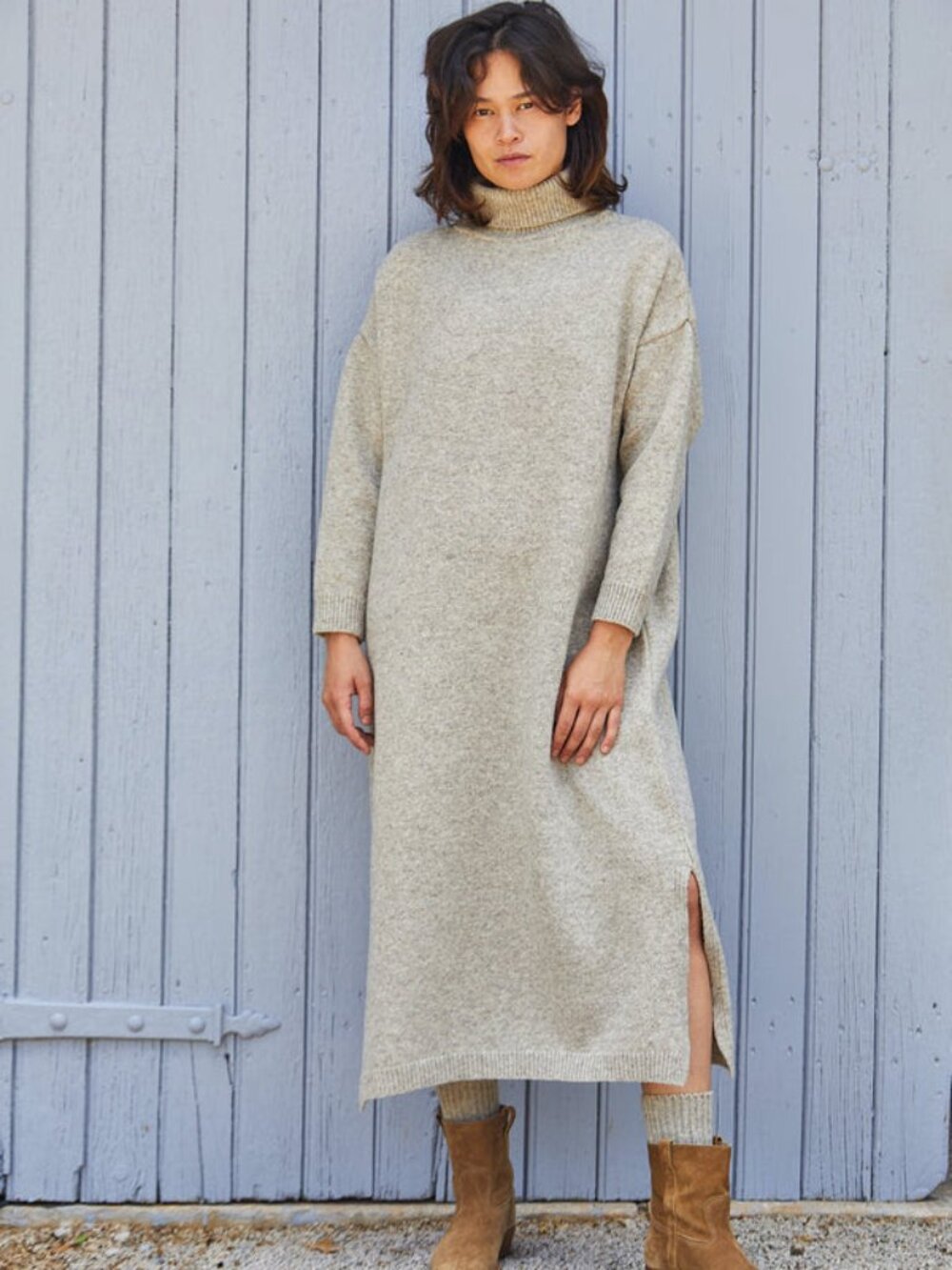 L'Envers Freya Wool Dress Beige S
